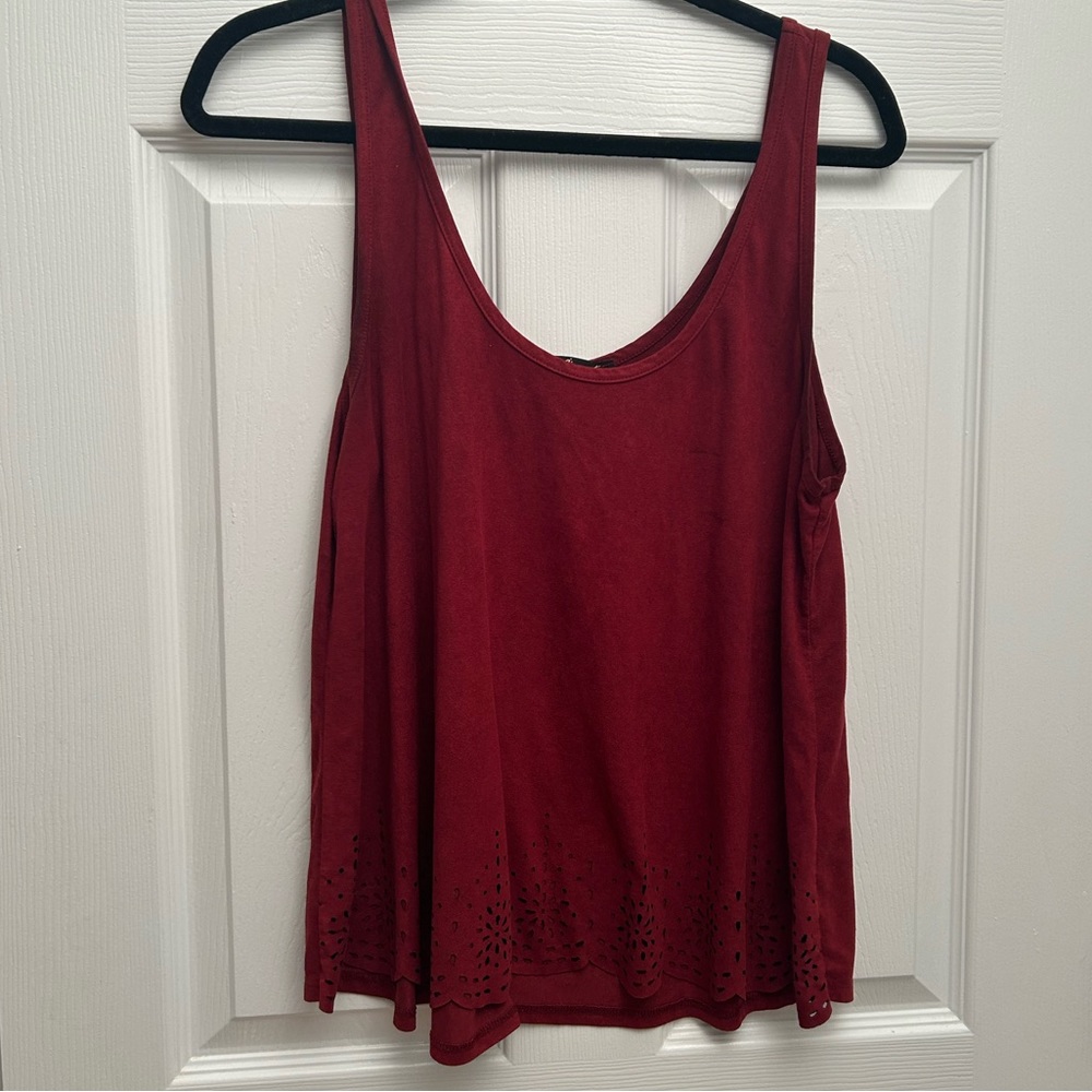 Suede Tank Top